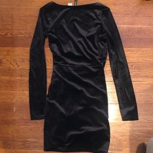 Velvet slim dress